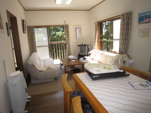 LDK全体です、物は置いていますが基本は綺麗です。