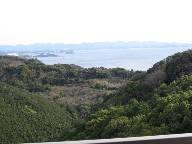 お天気の良い日にはもっと良く見えま。