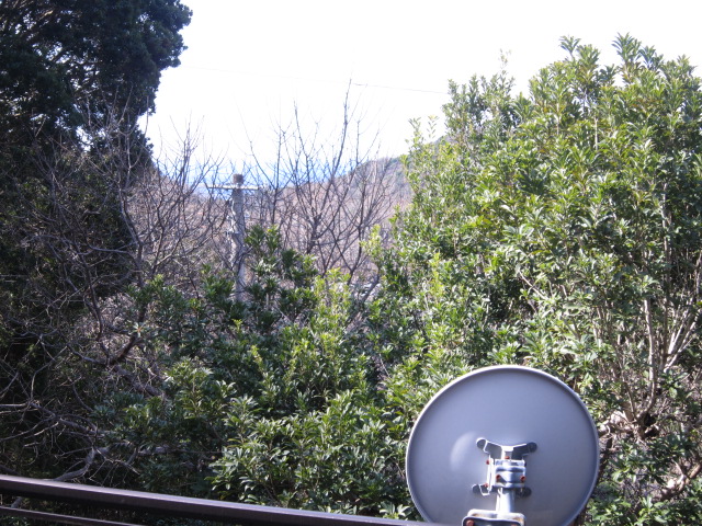 ベランダからの景色です。