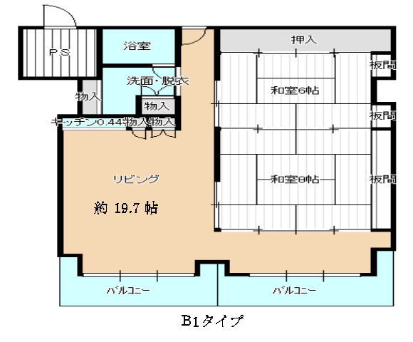間取り図です。