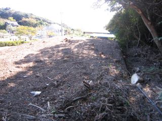 境界杭もはっきりしています。