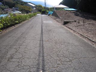 左に見えるのは管理棟とプールです。